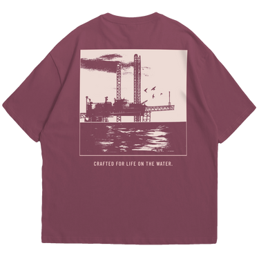 Red Oil Rig T-Shirt